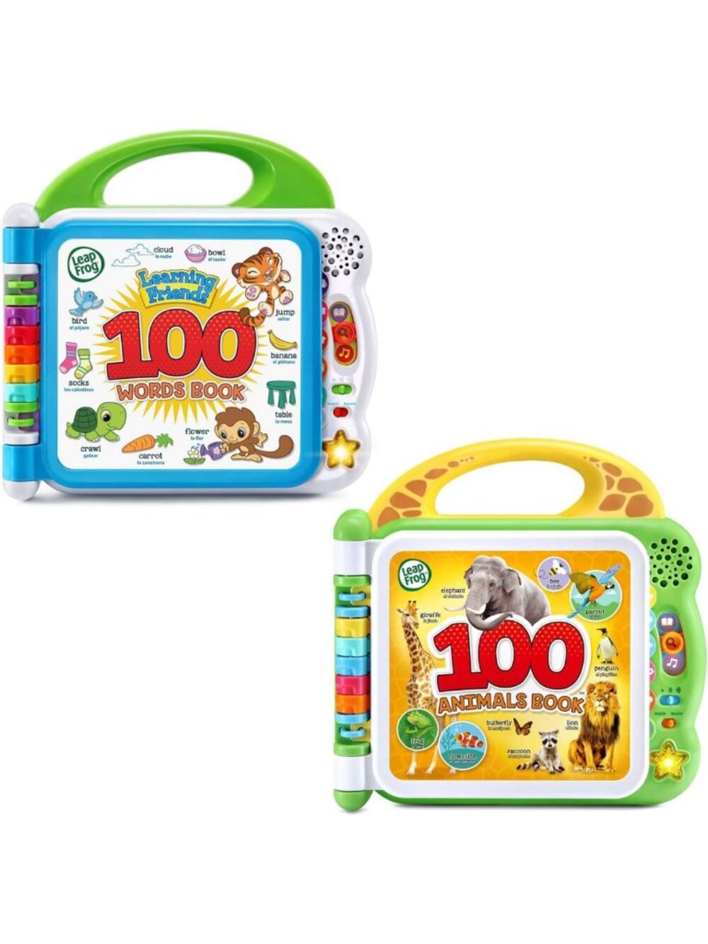 100 Words & 100 Animals Book Set | Educational Fun for Kids | Perfect Gift